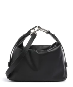 Nuvola M Handtasche fein genarbtes Leder schwarz