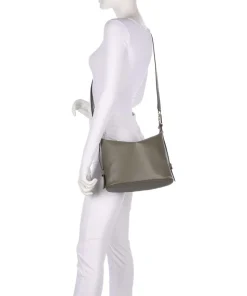 Nuvola M Handtasche fein genarbtes Leder khaki