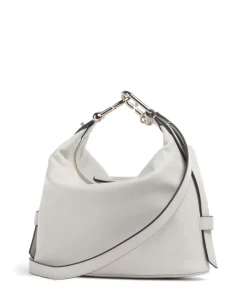 Nuvola M Handtasche fein genarbtes Leder weiß