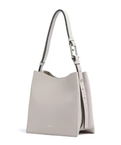 Nuvola Mini Beuteltasche genarbtes Kalbsleder beige