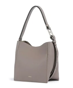 Nuvola Mini Beuteltasche genarbtes Kalbsleder taupe