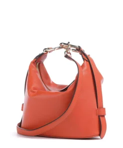 Nuvola Mini Handtasche fein genarbtes Leder orange