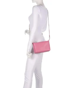 Nuvola Mini Umhängetasche Nappaleder pink