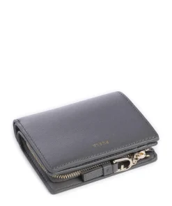 Nuvola S Geldbörse fein genarbtes Leder grau