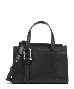 Nuvola S Handtasche fein genarbtes Leder schwarz
