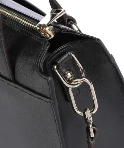 Nuvola S Handtasche fein genarbtes Leder schwarz