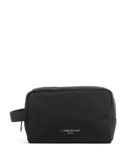 Nylon S Kosmetiktasche schwarz 19 cm