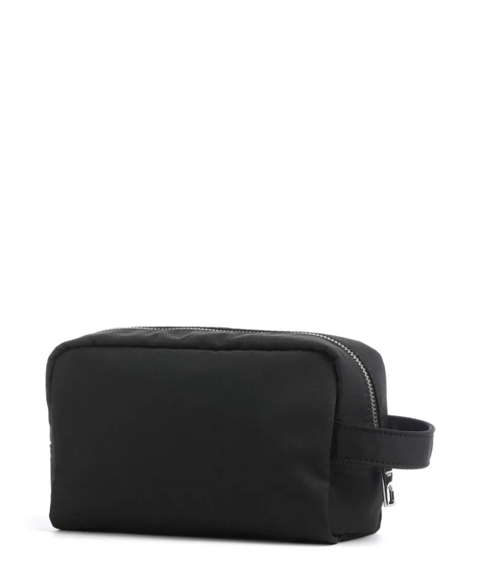 Nylon S Kosmetiktasche schwarz 19 cm