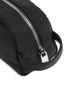 Nylon S Kosmetiktasche schwarz 19 cm