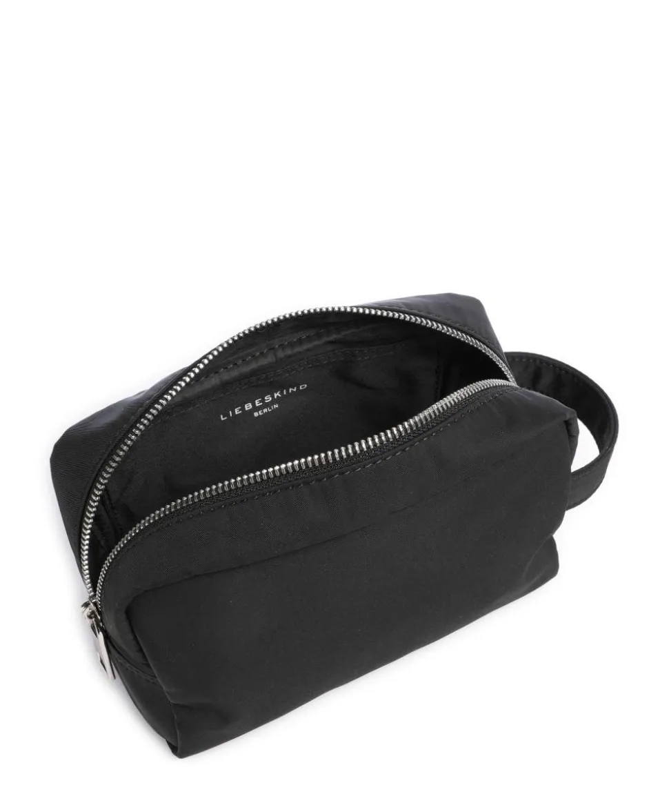 Nylon S Kosmetiktasche schwarz 19 cm