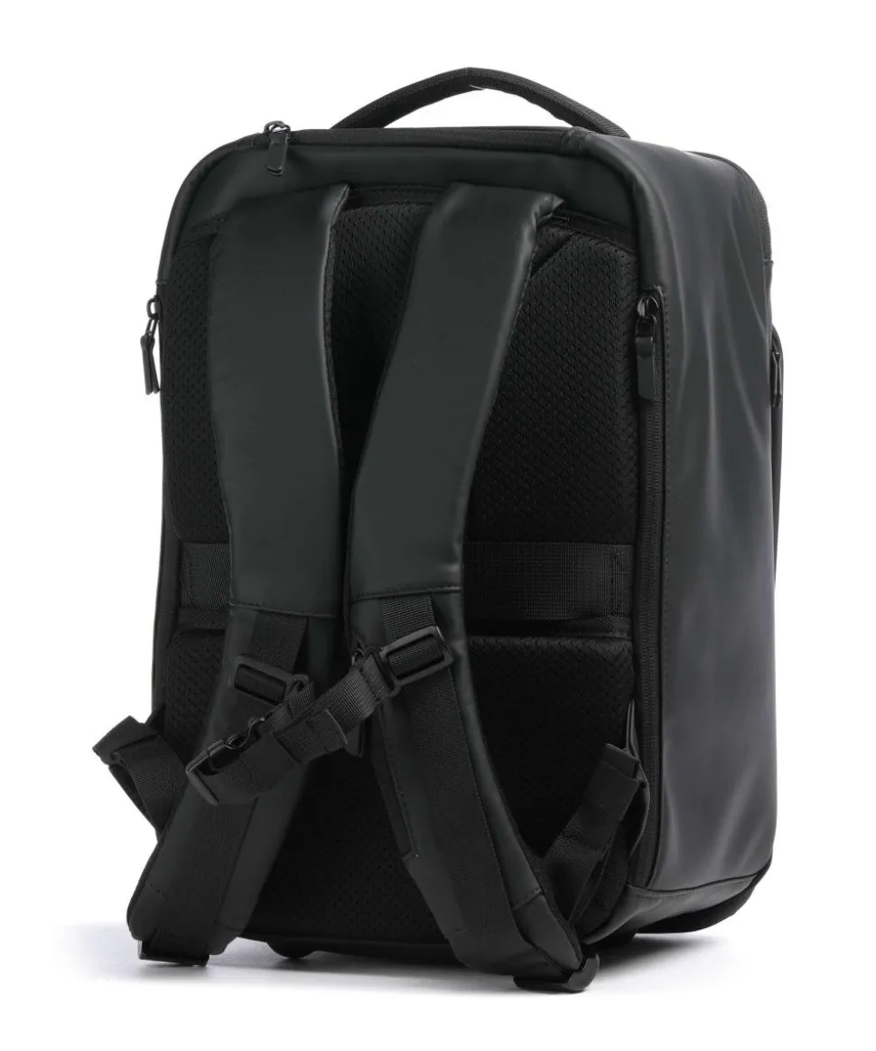 Obsidian M Reiserucksack Lederimitat schwarz