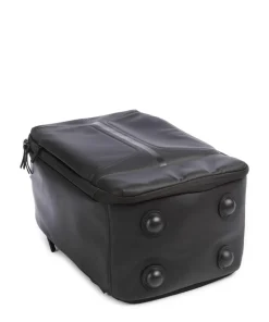 Obsidian M Reiserucksack Lederimitat schwarz