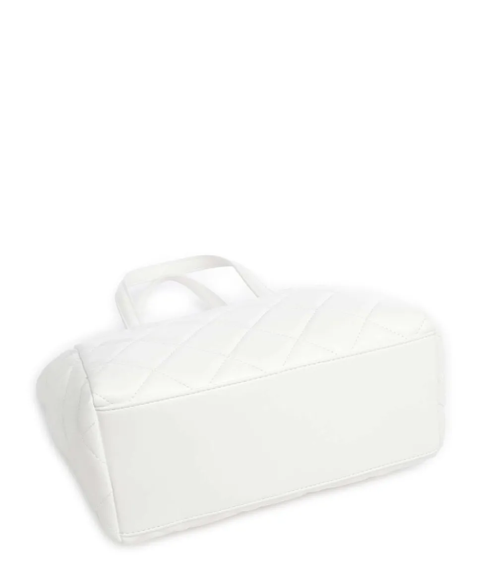 Ocarina Handtasche Lederimitat weiß