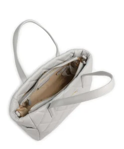 Ocarina Handtasche Lederimitat hellgrau