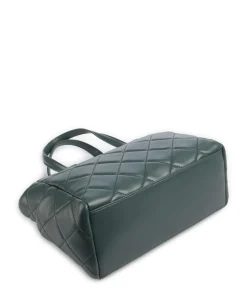 Ocarina Handtasche Lederimitat dunkelgrün