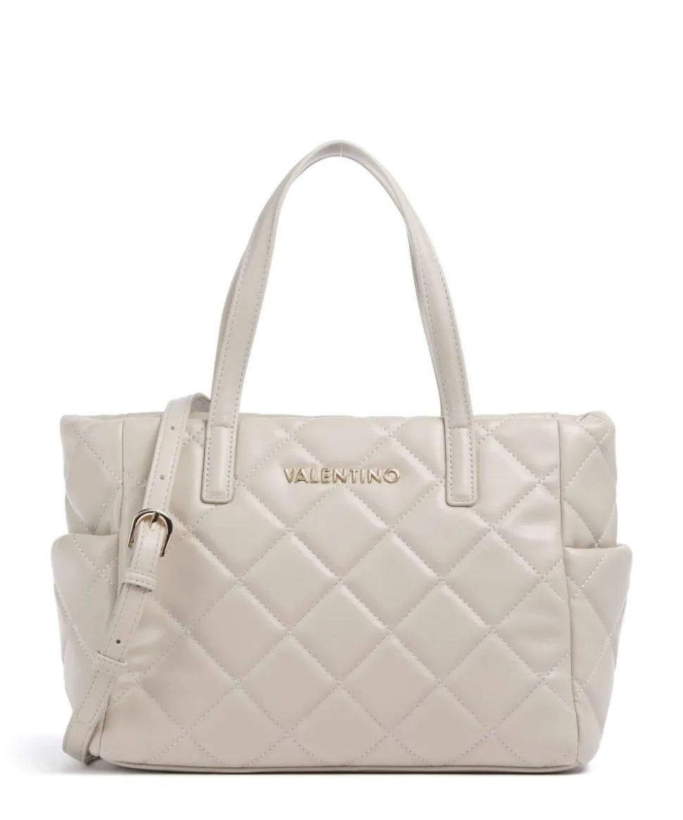 Ocarina Handtasche Lederimitat beige