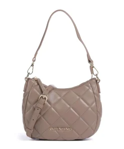 Ocarina Schultertasche Lederimitat taupe