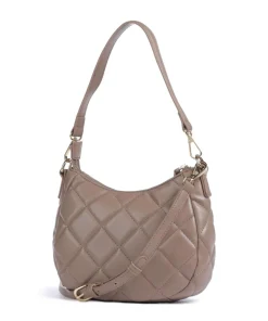 Ocarina Schultertasche Lederimitat taupe