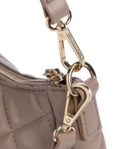 Ocarina Schultertasche Lederimitat taupe