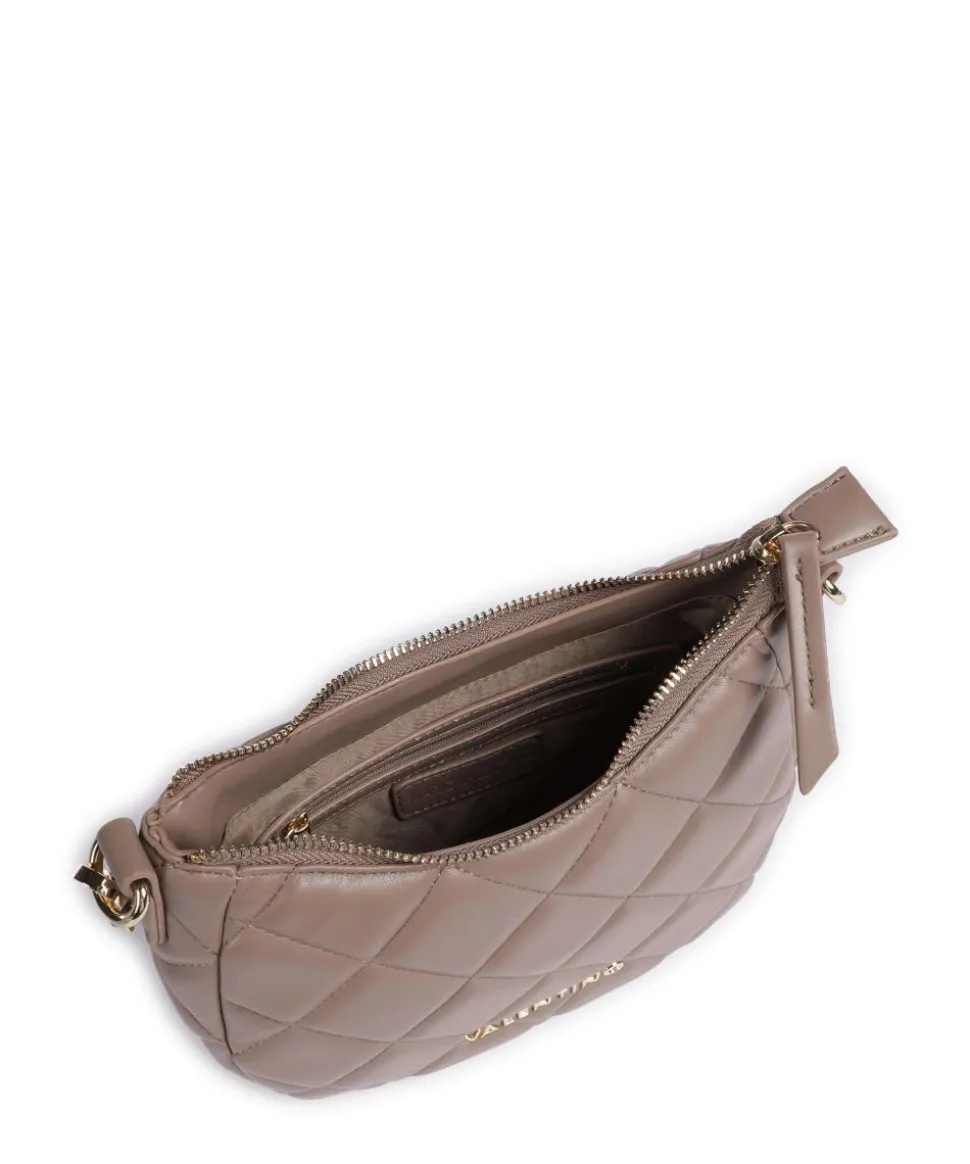 Ocarina Schultertasche Lederimitat taupe