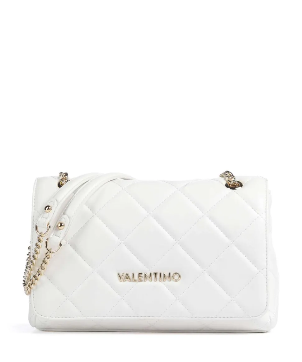 Ocarina Schultertasche Lederimitat weiß