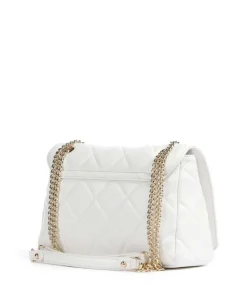 Ocarina Schultertasche Lederimitat weiß