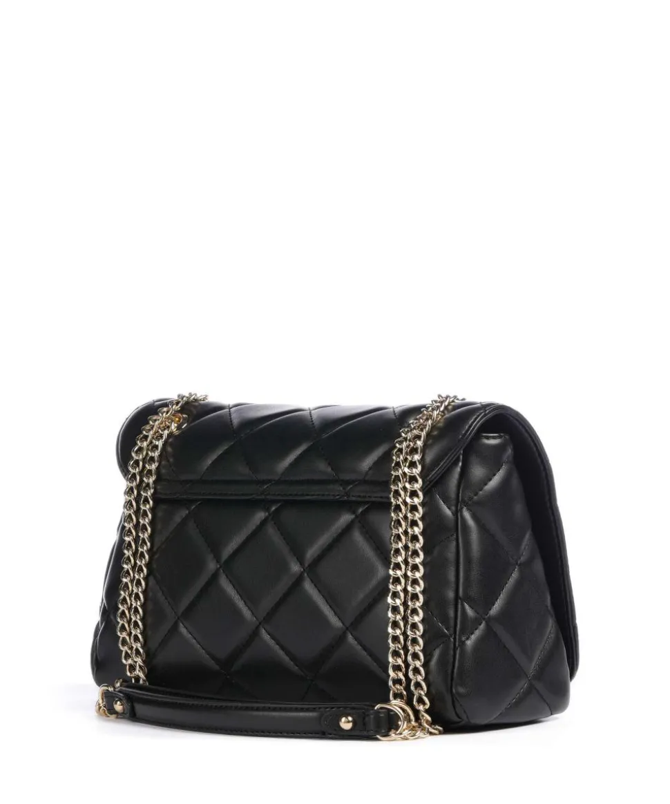 Ocarina Schultertasche Lederimitat schwarz