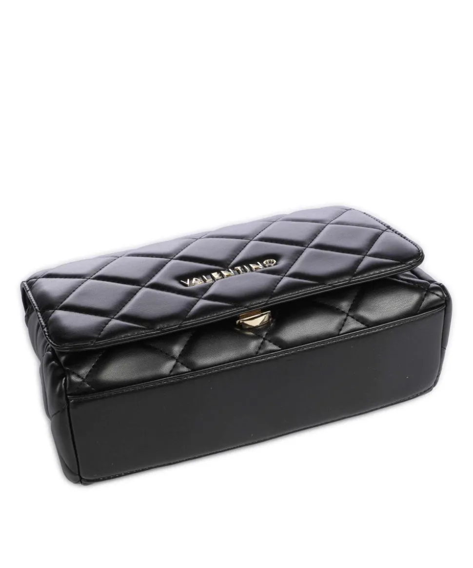 Ocarina Schultertasche Lederimitat schwarz