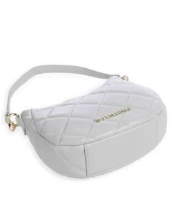 Ocarina Schultertasche Lederimitat hellgrau