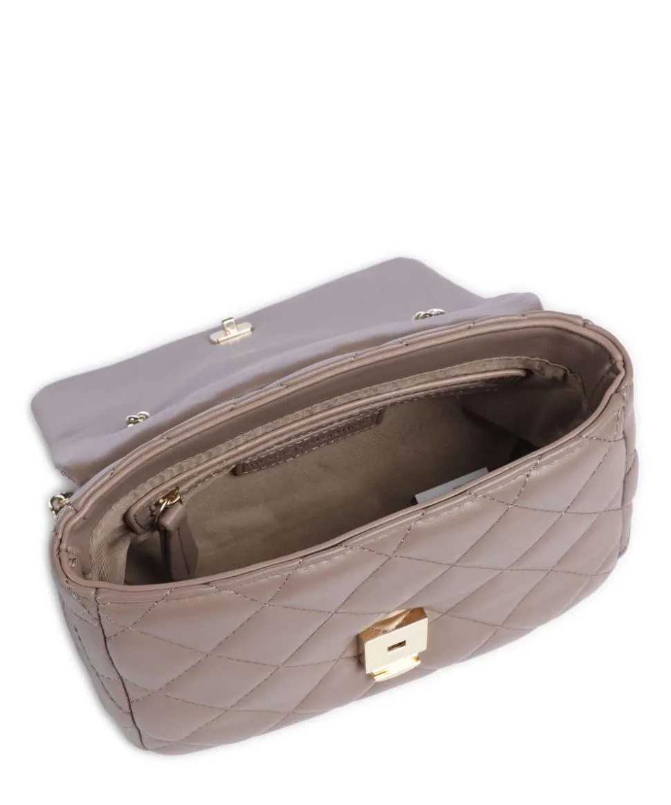 Ocarina Schultertasche Lederimitat taupe