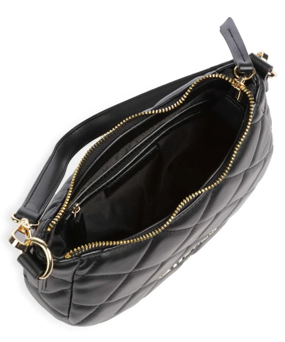 Ocarina Schultertasche Lederimitat schwarz