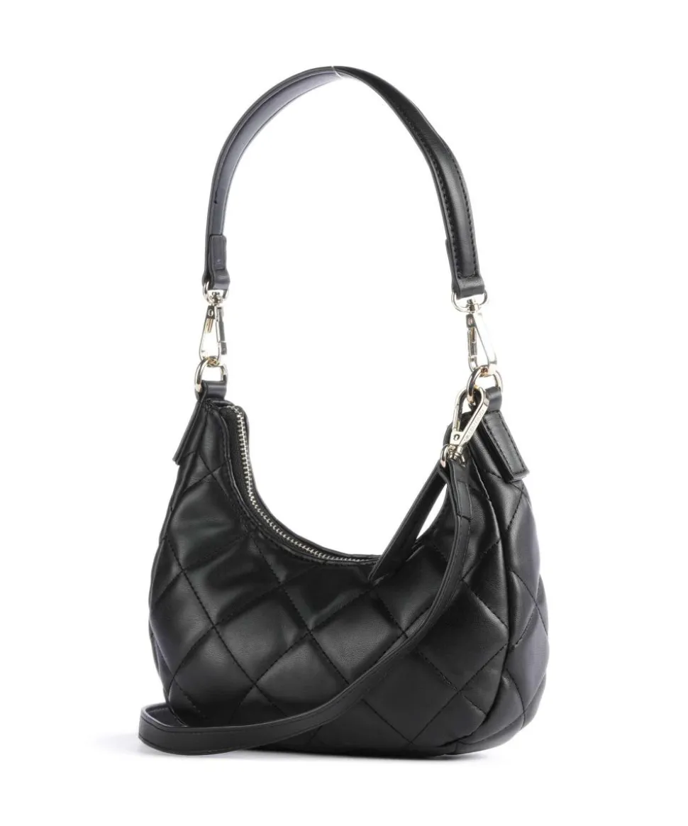 Ocarina Schultertasche Lederimitat schwarz