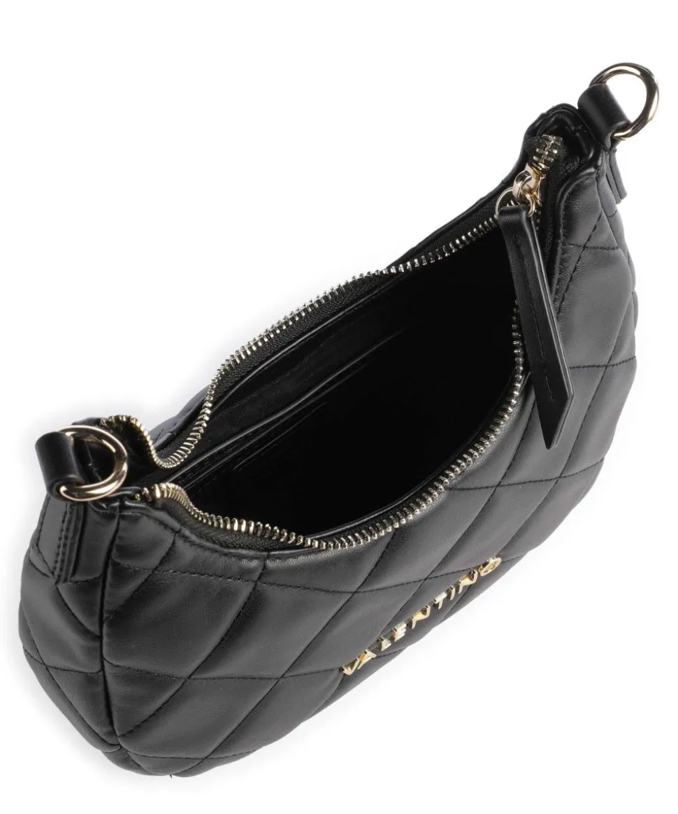 Ocarina Schultertasche Lederimitat schwarz