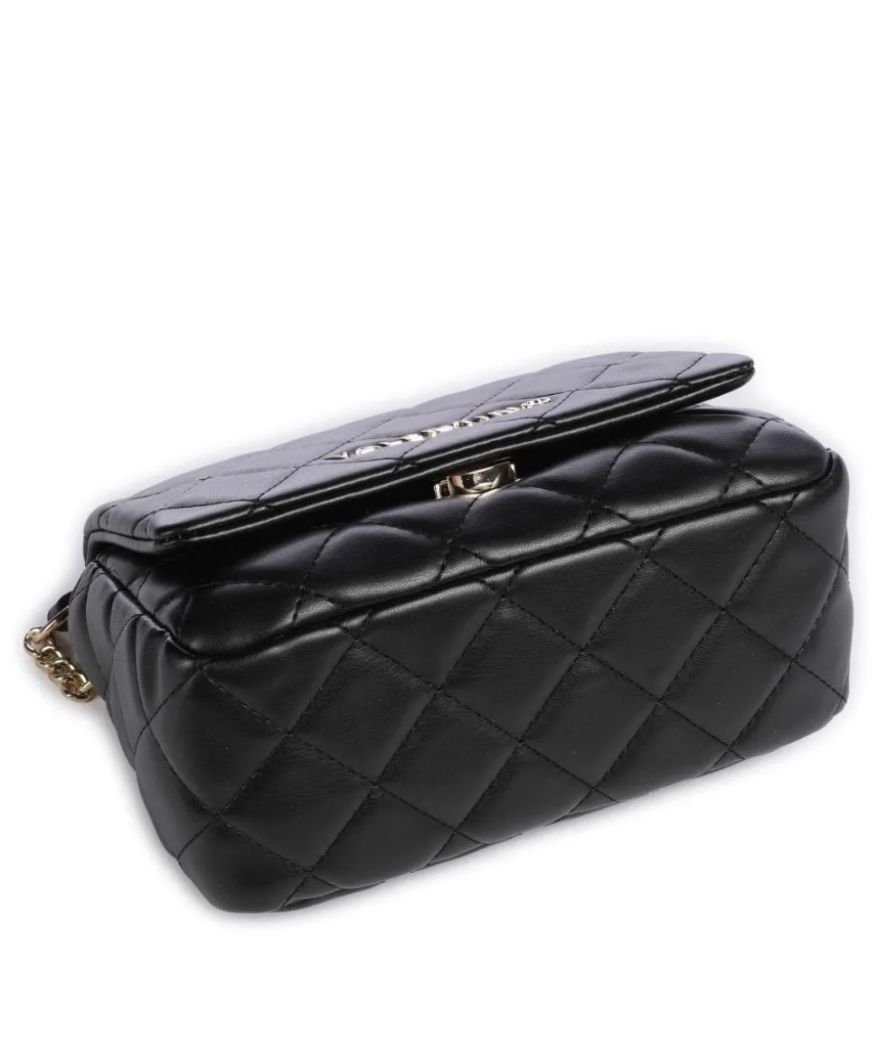 Ocarina Schultertasche Lederimitat schwarz