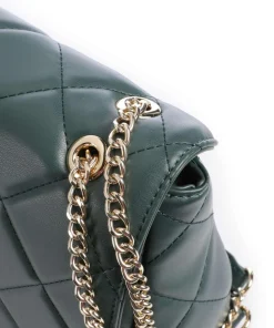 Ocarina Schultertasche Lederimitat dunkelgrün