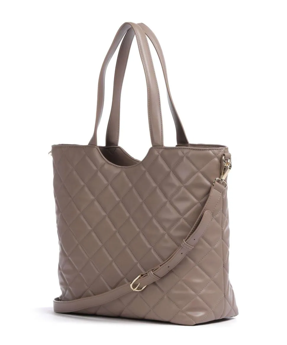 Ocarina Shopper Lederimitat taupe