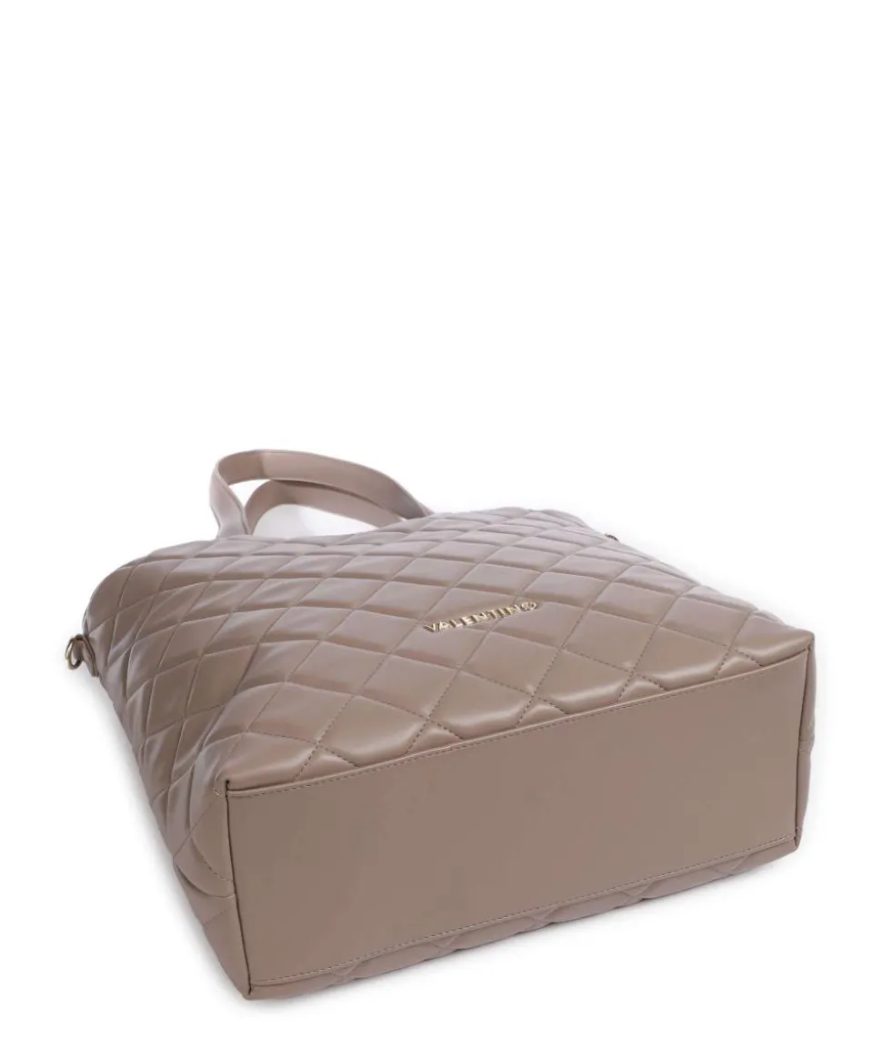 Ocarina Shopper Lederimitat taupe