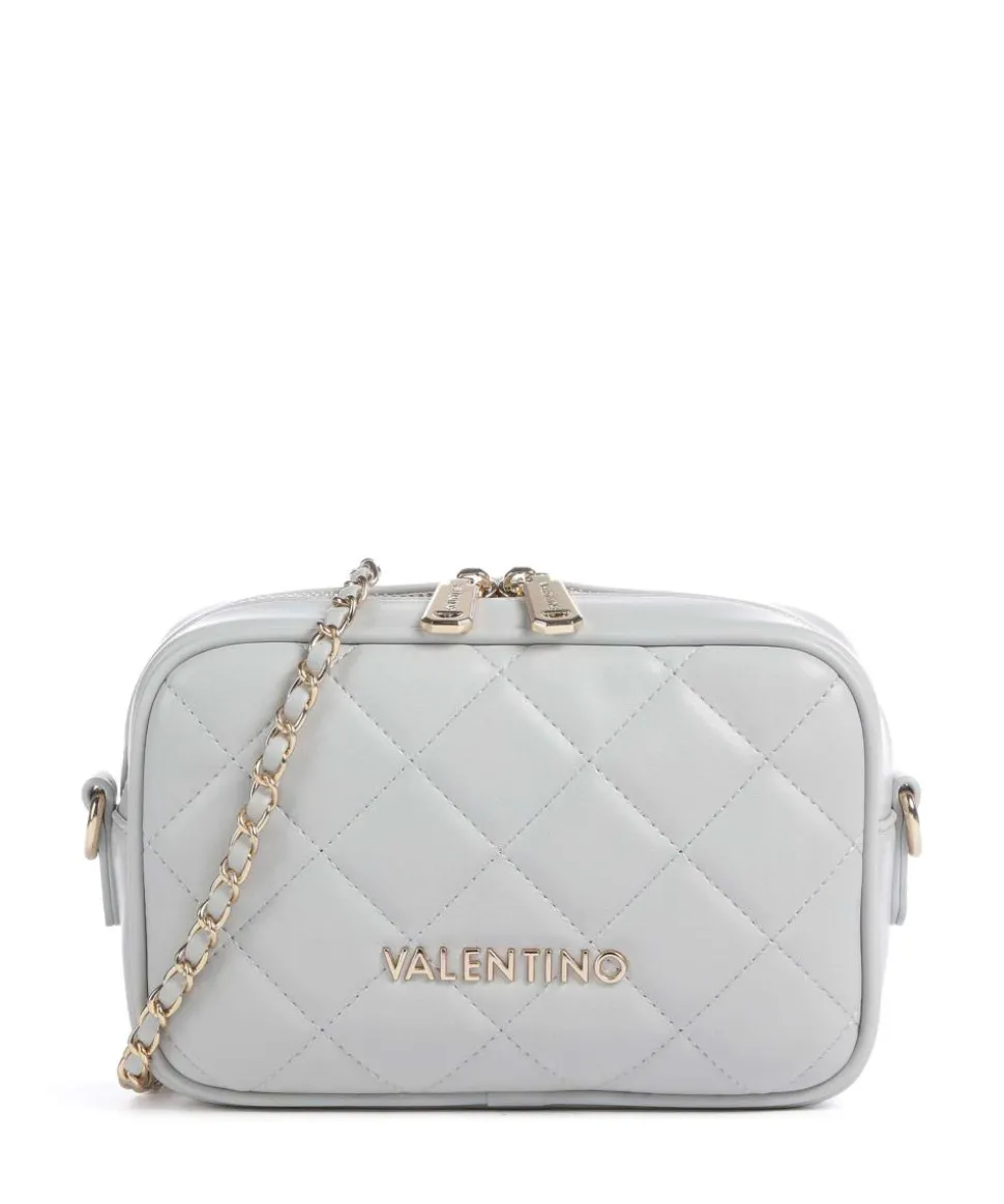 Ocarina Umhängetasche Lederimitat hellgrau