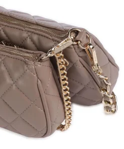 Ocarina Umhängetasche Lederimitat taupe