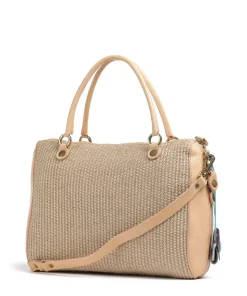 Oceania Karima Handtasche Polyamide, Baumwolle natur