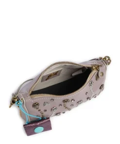 Oceania Pepita Handtasche Kalbsleder violett