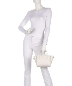 Odette Handtasche Lederimitat creme