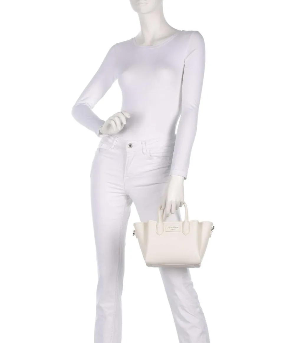 Odette Handtasche Lederimitat creme