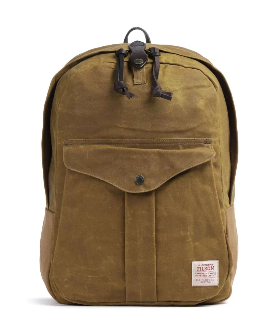 Oil Finish Tin Cloth Journeyman Rucksack 15″ Baumwolle tan