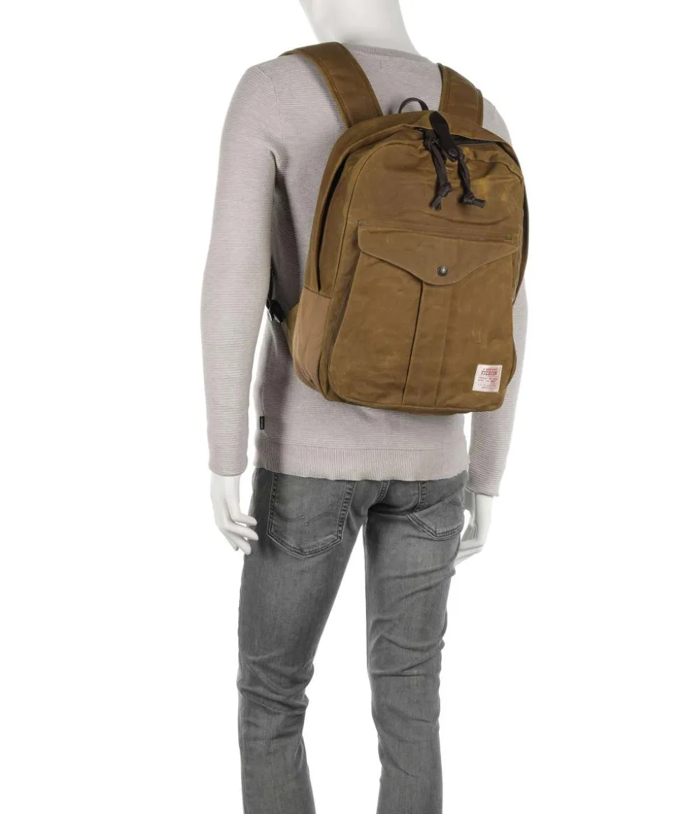 Oil Finish Tin Cloth Journeyman Rucksack 15″ Baumwolle tan