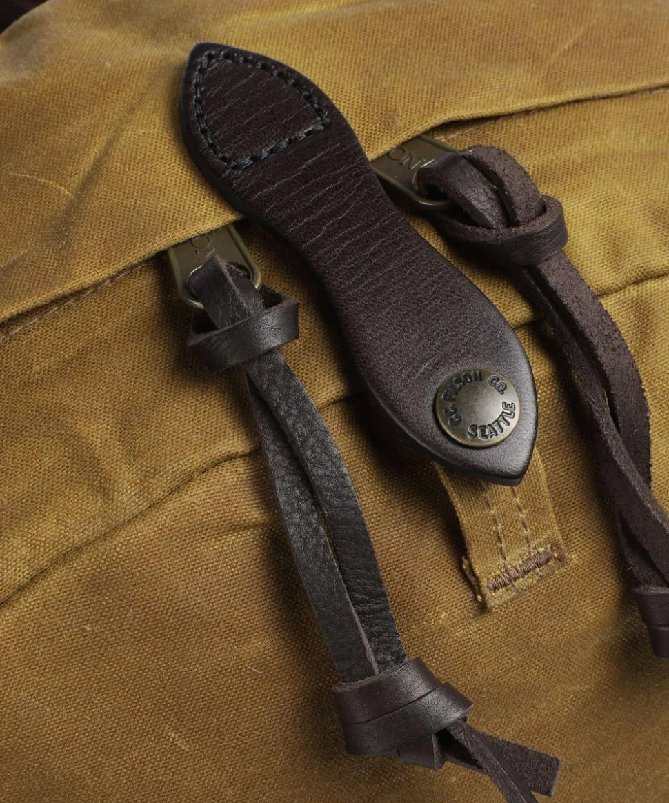 Oil Finish Tin Cloth Journeyman Rucksack 15″ Baumwolle tan