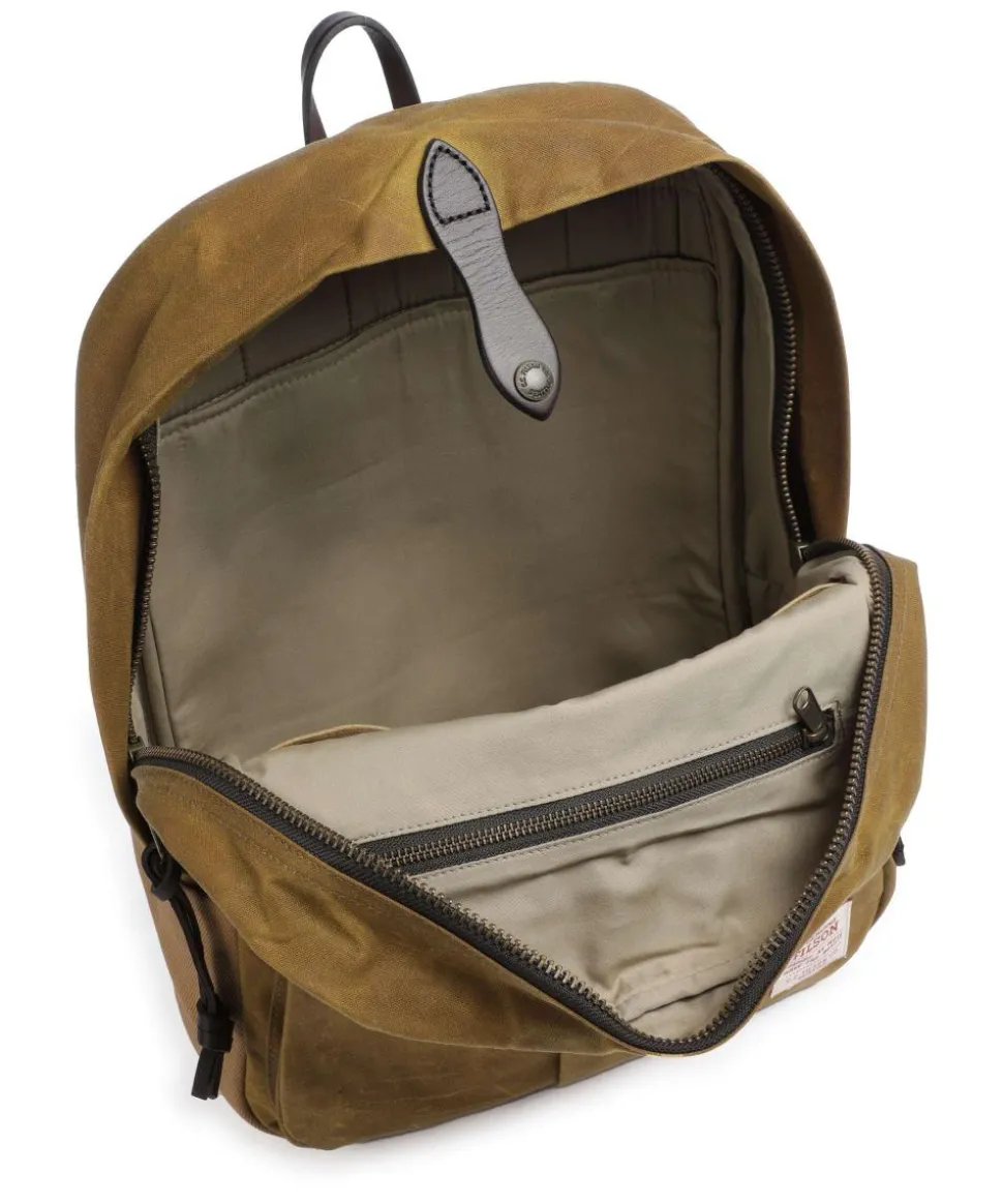 Oil Finish Tin Cloth Journeyman Rucksack 15″ Baumwolle tan