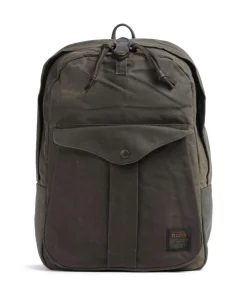 Oil Finish Tin Cloth Journeyman Rucksack 15″ Baumwolle graugrün