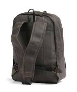 Oil Finish Tin Cloth Journeyman Rucksack 15″ Baumwolle graugrün