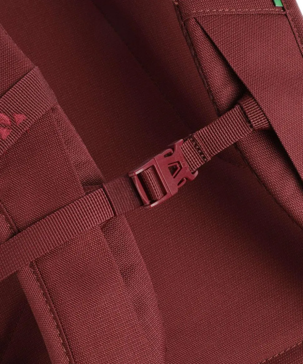 Okab ll Rolltop Rucksack 13″ recyceltes Polyester rot